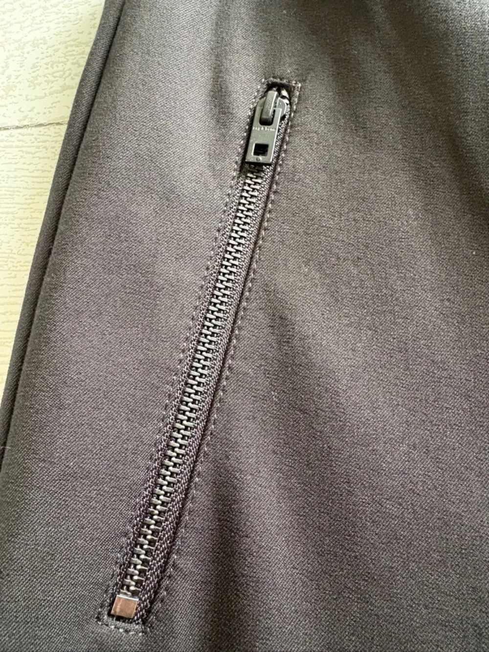 Rag & Bone Simone Sport Pant Trouser, Size 6, Black - Picture 7 of 11